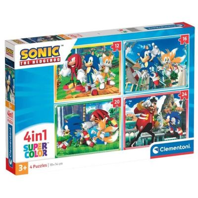 Puzzle Trefl Sonic 100 Pièces – Découvrez Les Héros Du Jeu Vidéo – 410x275 Mm – Dès 5 Ans