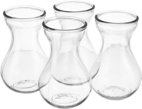 Lot De 4 Vases Métalliques Dorés 60 Cm | Pour Centre De Table Mariage, Fête, Décoration | Design Géométrique élégant - 4