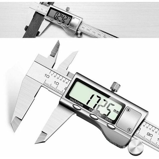 Pied à Coulisse Numérique 100 Mm – Écran LCD, Précision 0.01 Mm, Parfait Pour Bijoux, Modélisme & DIY