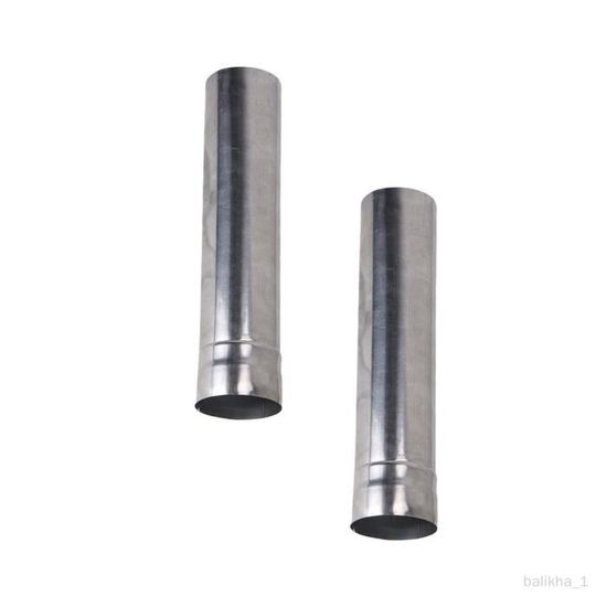Tuyau De Cheminée En Acier Inoxydable Pour Poêle - Diamètre Réglable 87-100 Mm, Longueur 20-50 Cm - Conduit D'évacuation Résistant