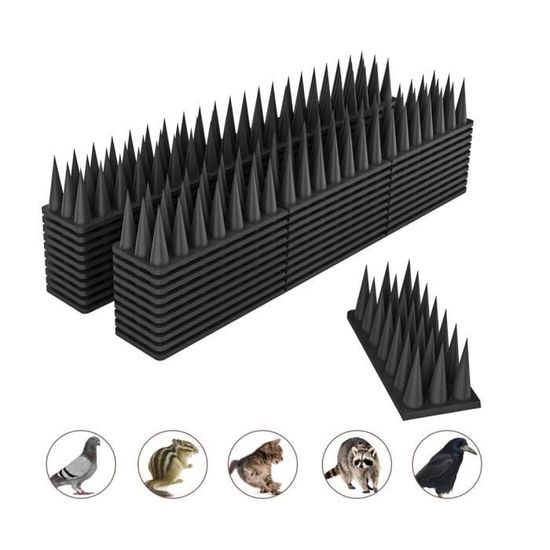 Pics Anti-Pigeons - 3 Mètres Plastique - Repulsif Pigeons