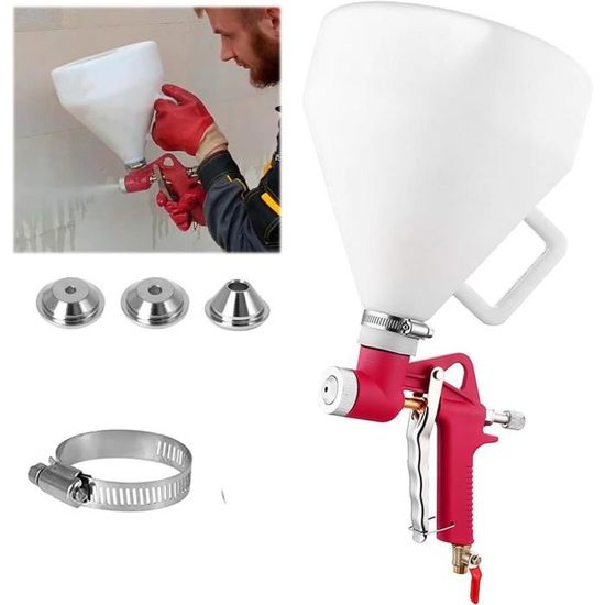 Pistolet à Entonnoir à Air Comprimé Pour Pulvérisation De Liège