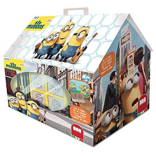 Minions Coffret boite cadeau 7 tampons Cdiscount BeauxArts et Loisirs créatifs