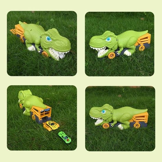 Jouet Voiture Dinosaure 5 En 1 HOTUT - Camion Avec Sons Et Lumières Pour Enfants 2 3 4 Ans