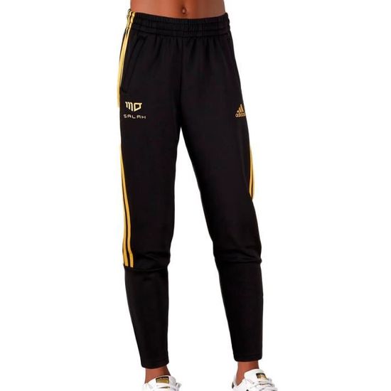 Jogging Enfant Adidas Salah Noir Dor Coupe fusel e Imprim