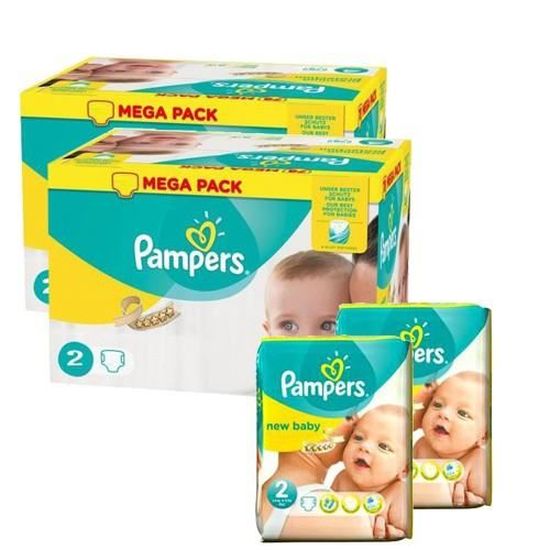 480 Couches Pampers New Baby taille 2