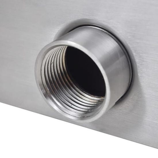 Lame D'eau Rectangulaire Acier Inox 45 Cm – Pour Fontaine, Cascade, Piscine – Débit Uniforme, Design Moderne – SS304