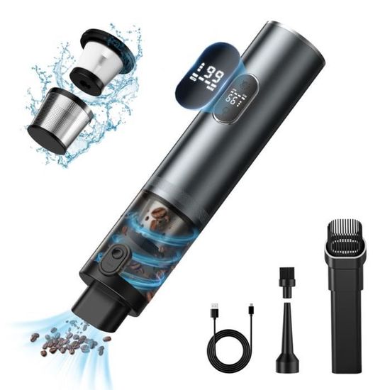 Aspirateur Main Sans Fil 3 En 1 - 18000Pa Souffleur/Aspirateur - 35min Autonomie - Pour Voiture & Maison
