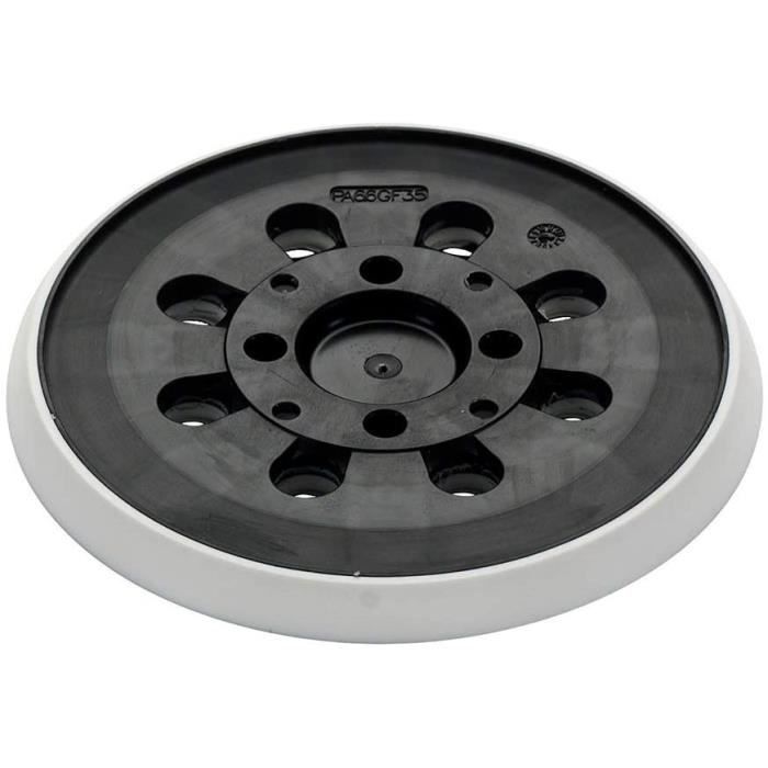 Plateau De Ponçage Bosch 125 Mm Mi-dur - Pour Ponceuse Excentrique - Auto-agrippant