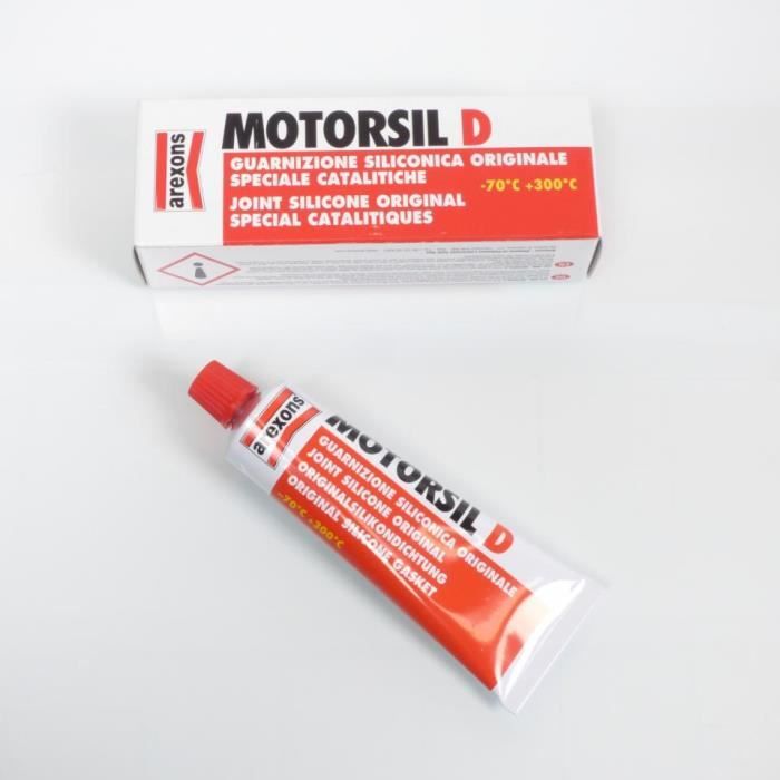 Pâte à joints silicone rouge haute température Arexons moto quad scooter