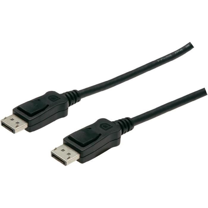 Câble Display port CONRAD 3m Noir