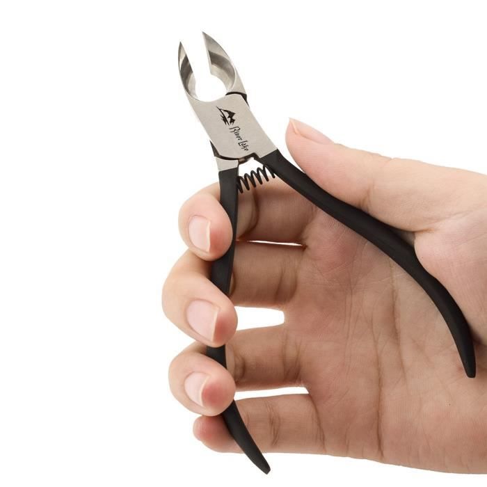 Professional Ongle et pince à cuticules, Riverlake Rc501 Coupe ongle en acier inoxydable pour épais ou moisissures ongles pour le