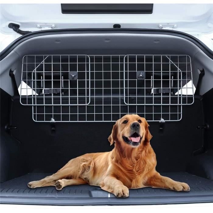 Grille de Séparation Voiture pour Chien Barriere Chien Voiture Extensible Largeur 92156cm Hauteur 3142cm 234
