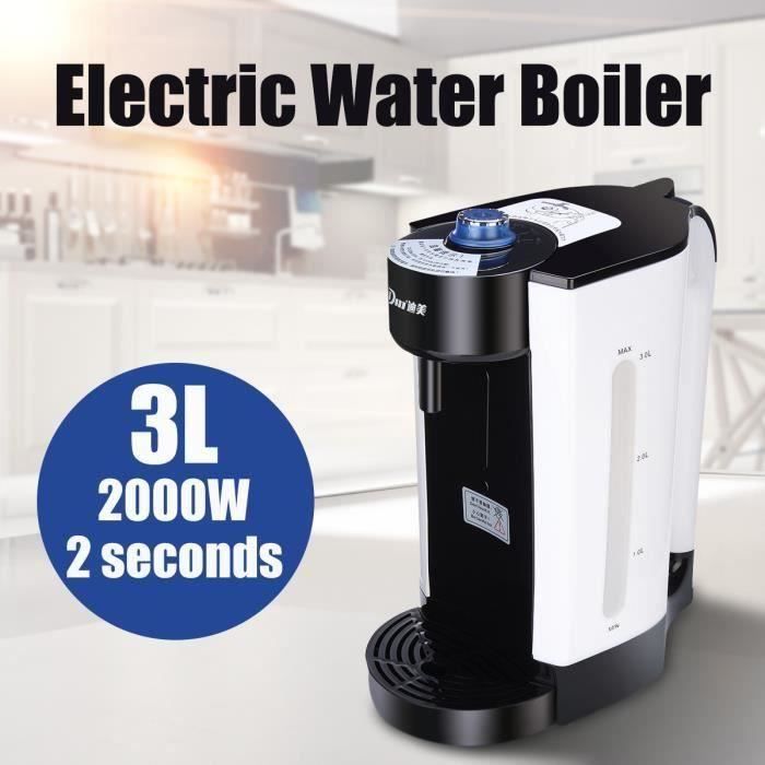 TEMSPA Instant Bouilloire électrique Rapide chaude d'eau Pour Café Thé Chaudière 3L 220V Wir10