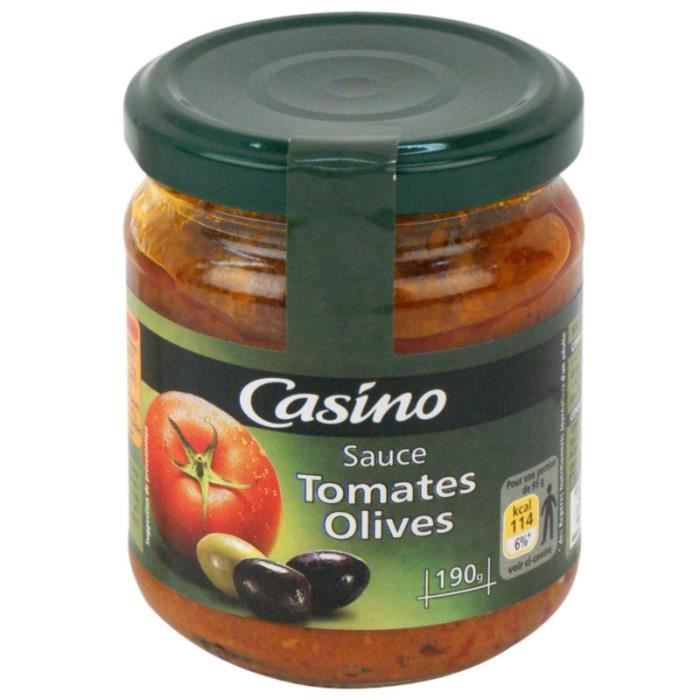 Sauce tomates olives - 90g