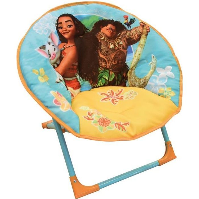 Fun House Disney Vaiana siege lune pliable pour enfant