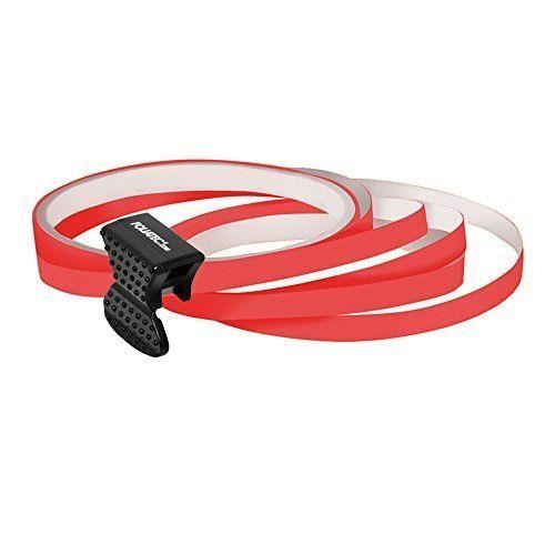 FOLIATEC 34396 Rouleaux de Bande Autocollante Rouge Neon pour Bord de Jante X4