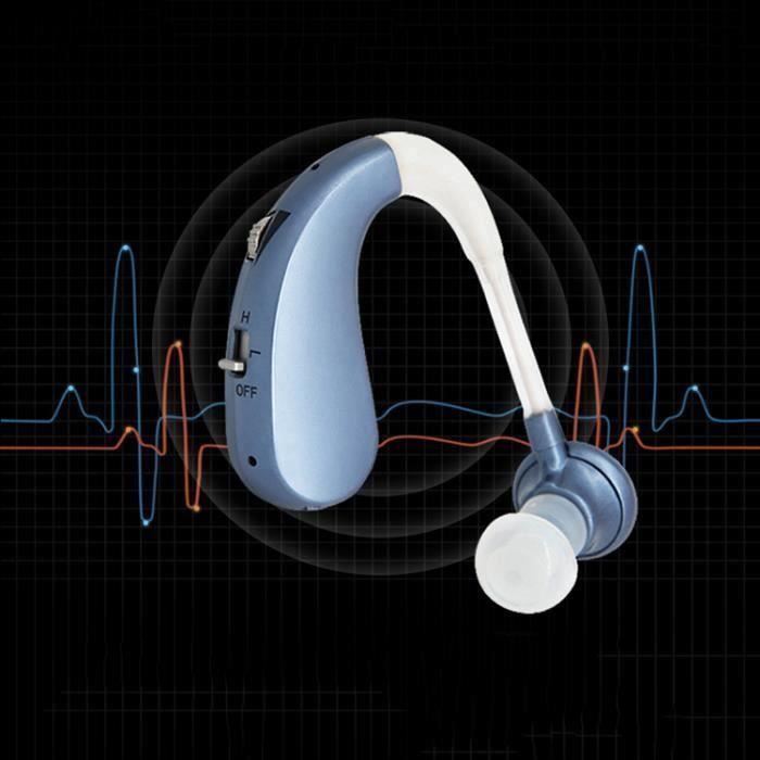 professionnel Amplificateurs aide auditive Rechargeable Bleu pour adultes aînés seniors