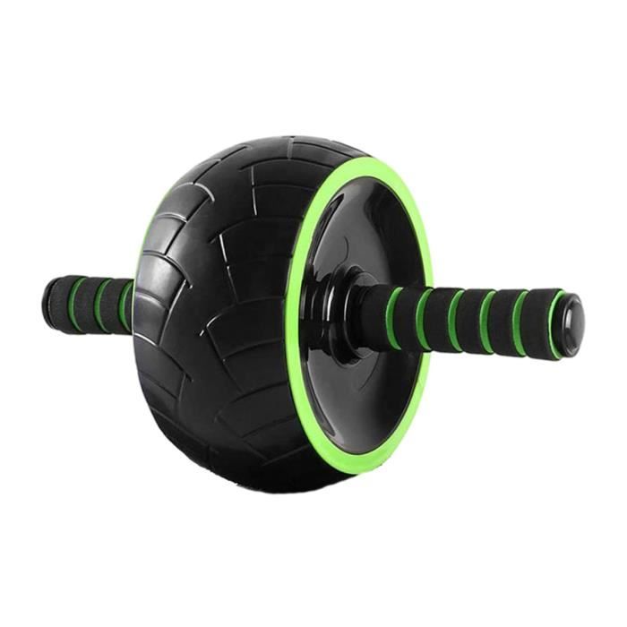 Rouleau de roue Ab, roue de rouleau d'exercice pour équipement de gymnastique à domicile hommes femmes roue de rouleau Vert