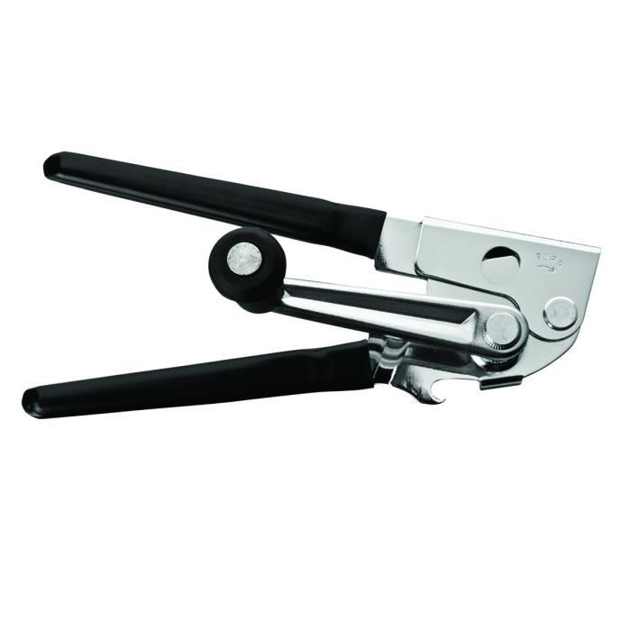 Kitchencraft Swing-A-Way ouvre-boîtes avec poignée Easy-Crank, Noir, 23 x 5 cm