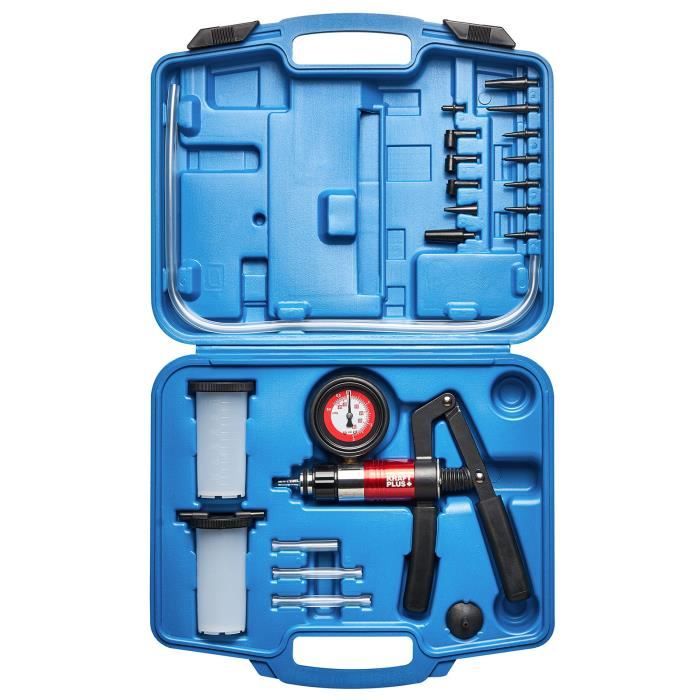 KRAFTPLUS K.211-7030 Pompe à vide pression et dépression Testeur de Purge de frein Kit purgeur de liquide de frein