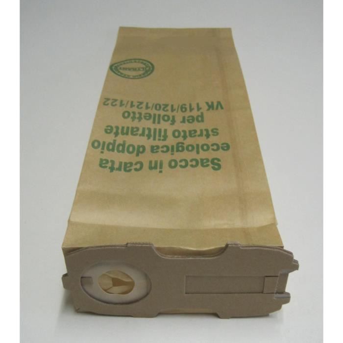 30 sacs Vorwerk Kobold VK118 à VK122