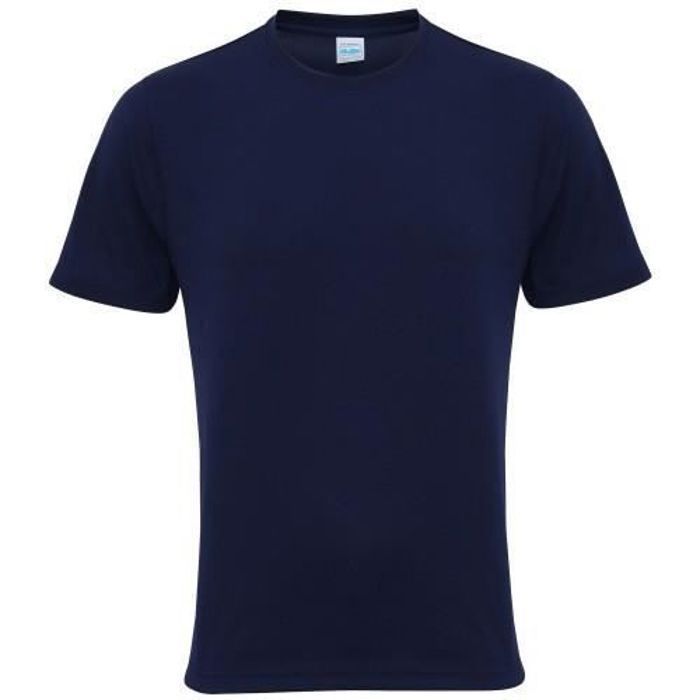 T-shirt performance uni Just Cool - Homme Bleu ...