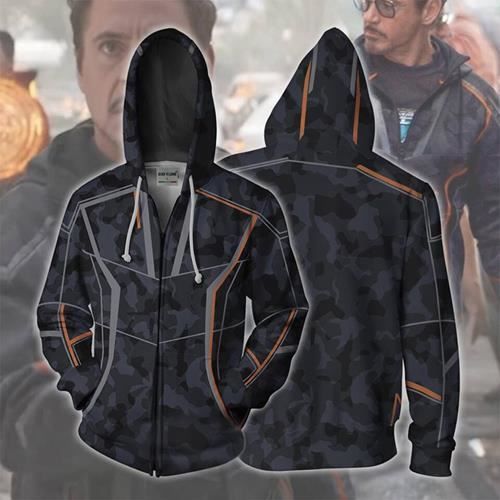 Sweats à capuche imprimés en 3d,Sweat-shirt à capuche de Super héros du film Iron Man, Tony Stark, Costume de Cosplay, veste et man