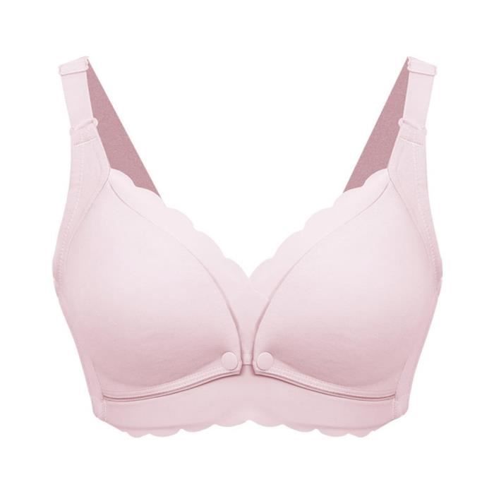 Soutien-gorge pour femme enceintes allaitement d'allaitement fleur d'allaitement Rose
