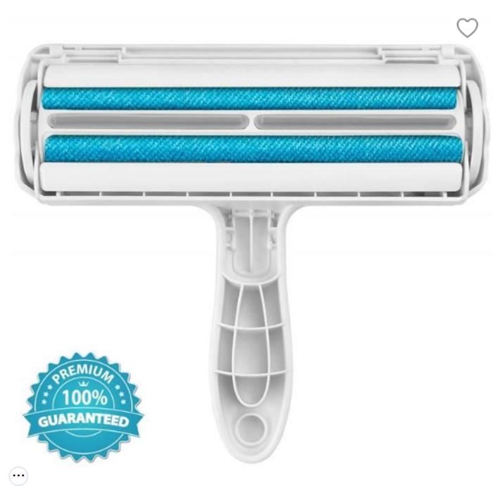 Brosse Anti Poils Animaux - Magique - Bleu - Portable - Pour Chat et Chien - Lavable