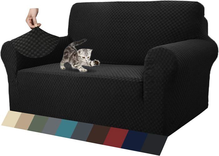 Housse De Fauteuil Avec Poches - Polyester, Antidérapante, Lavable, Pour Fauteuil Relax, Enfants, Animaux