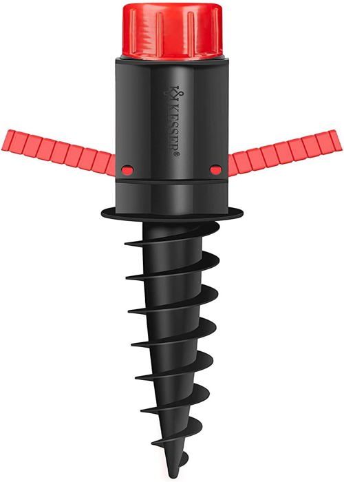 Pied de Parasol de Plage Douille de Sol Porte-Parasol Support