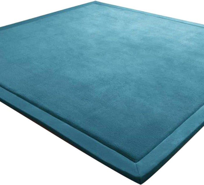 Tapis En Velours Corail BYBYME – 3 Cm D’épaisseur, Antidérapant, 150x200 Cm, Marron – Pour Yoga, Jeux, Exercices, Chambre
