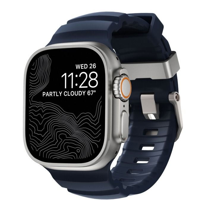 Bracelet - NOMAD - Rocky Point - Étanche - Caoutchouc FKM - Compatible Apple Watch 42-49mm
