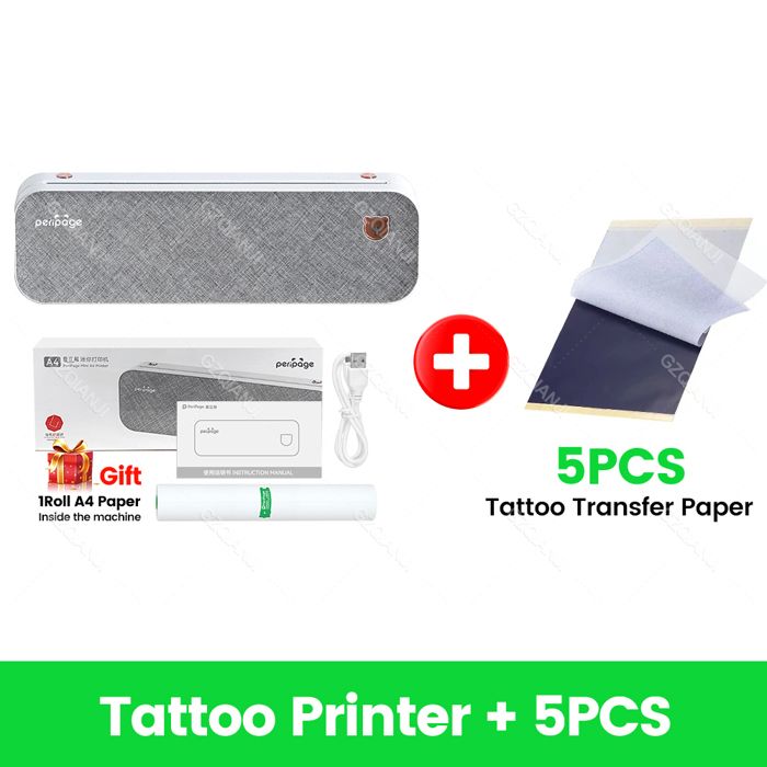 PeriPage A40 Imprimante Thermique Portable A4 - Bluetooth Blanc - Neuve