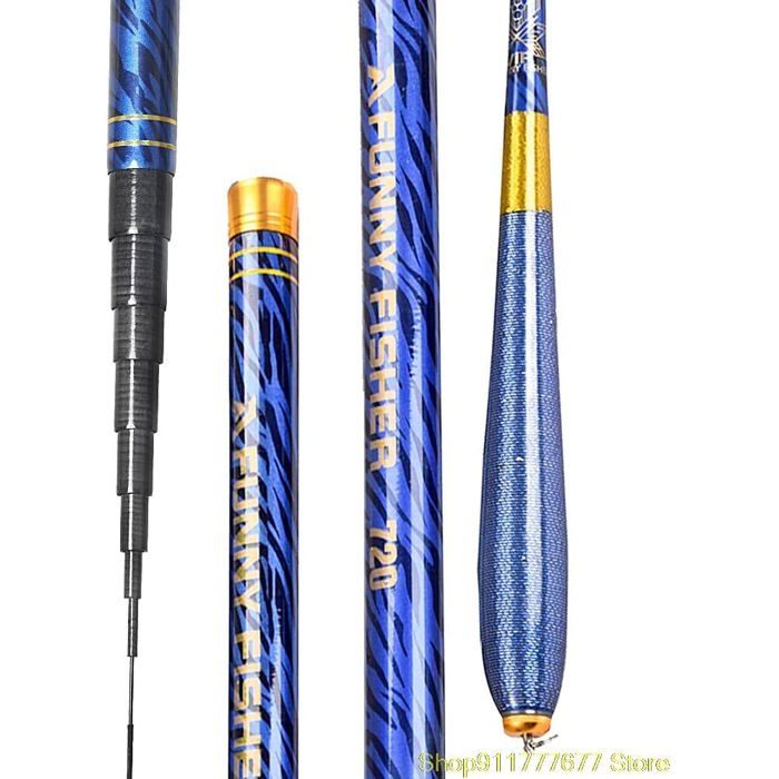 Canne à Pêche Au Coup GRAUVEIL BOHEMIO 400 – 4 Mètres, Bleu Et Noir, D’occasion