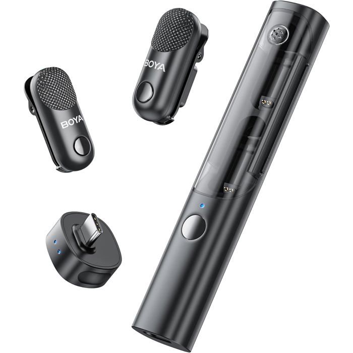 Microphone Sans Fil BOYA Magic-05 – 4-en-1, Réduction de Bruit IA, Portée 100m - vue 6