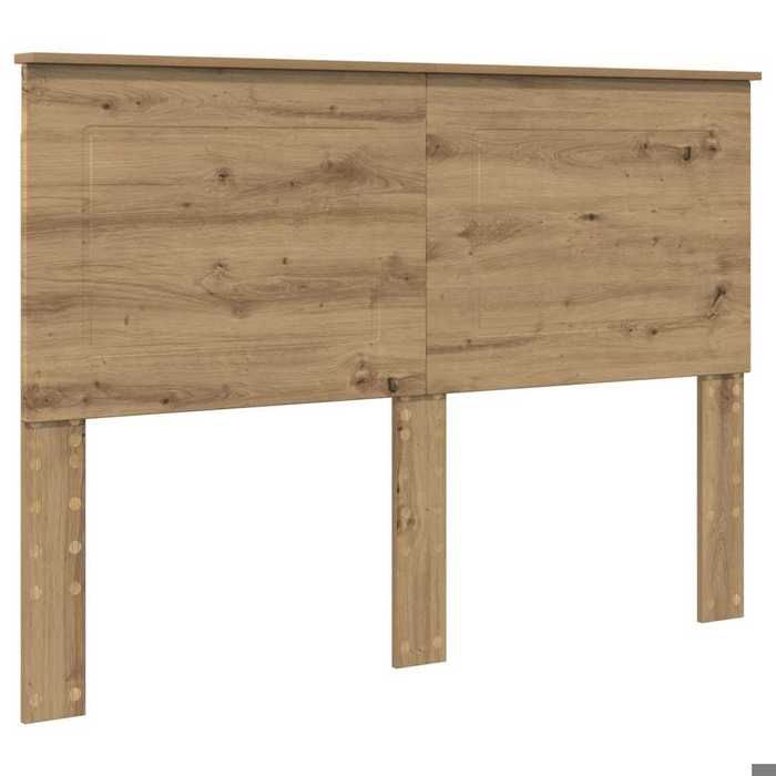 Tête de lit en chêne artisanal - vidaxl - 160 cm - Bois dingénierie - Facile à nettoyer - Durable - Usage intérieur