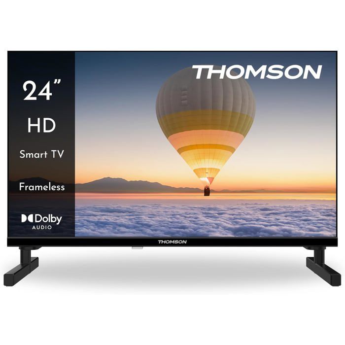 TELEVISEUR LED DEBSY 24 pouces (60 cm) HDR10 Wi‑Fi Commande vocale