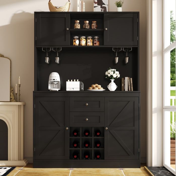 Armoire De Cuisine Noir tag res R glables Casier Vin Armoire armoire-de-cuisine-noir-tag-res-r-glables-casier-vin-armoire