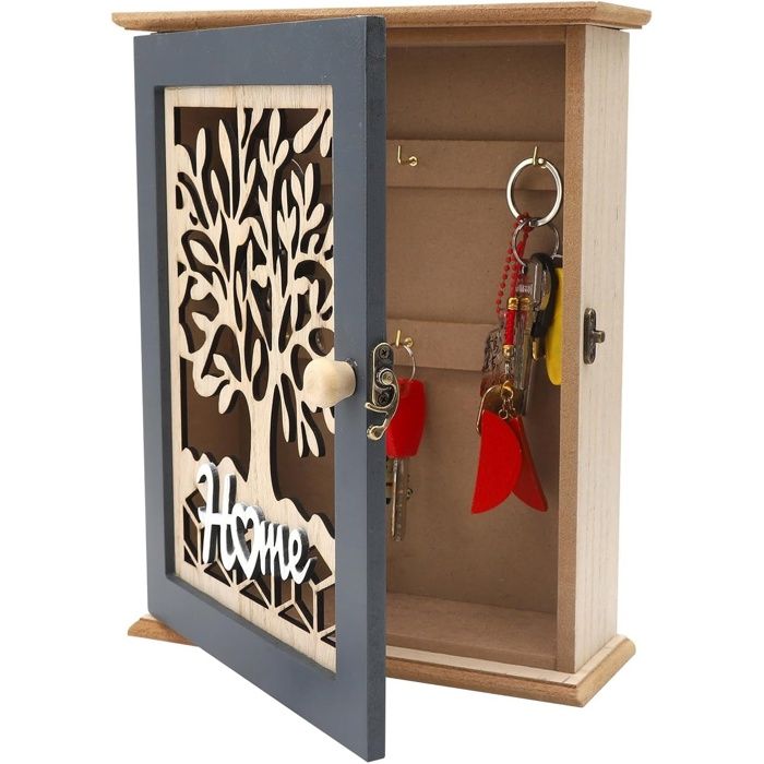 Boite a Clef Decative Boite a clefs Murale Boite a clefs Murale Boite a cles Design oîte à clés en Bois Vintage a ARMOIRE A CLE