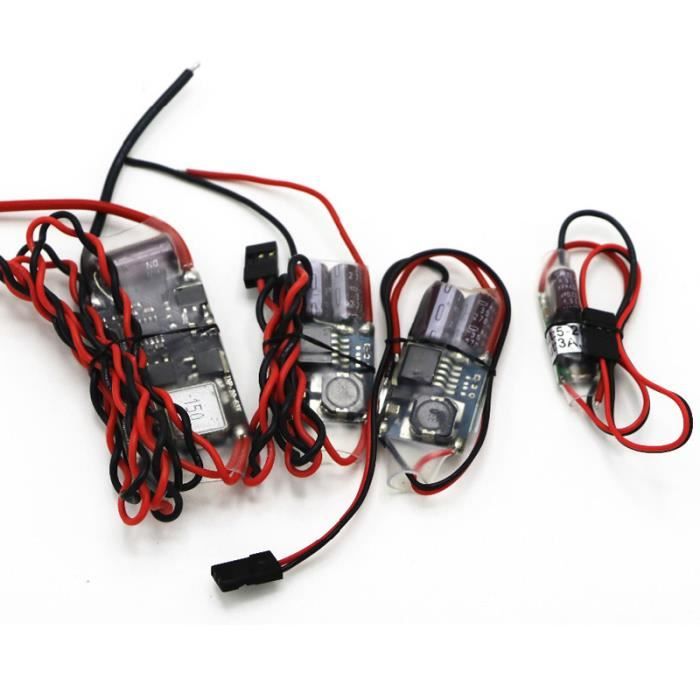 HENGE 4A 6A 8A 12A UBEC 5V 6V 7.4V Mode de commutation BEC stabilisateur de tension pour avions RC modèle de bateau accessoire de batterie