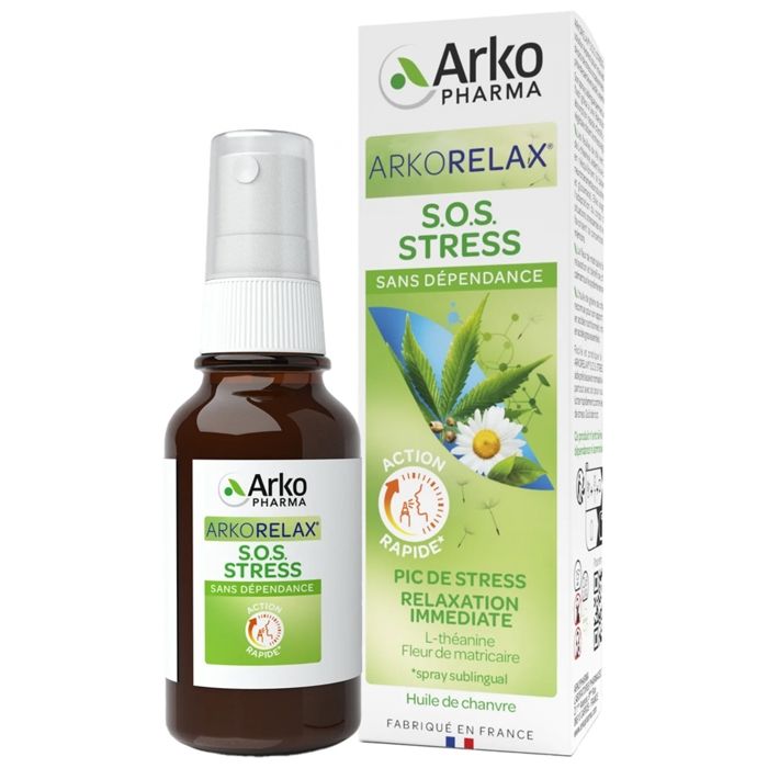 Comparer les prix de Arkopharma Arkorelax Sos Stress Spray
