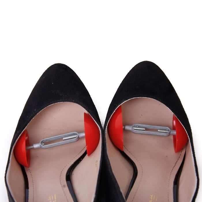 Bonarty 2x Mini Embauchoirs à Chaussures Extendeurs de Largeur Adjustable Ecarteurs de Chaussures Accessoires Chaussures et Entretien 