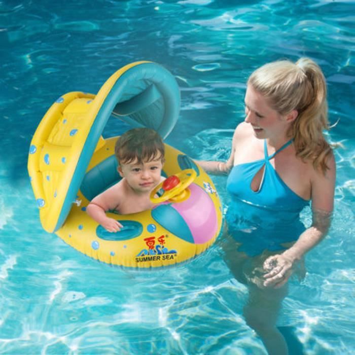 Bateau A Flotteur De Bain Gonflable Pour Bebe Cdiscount Jeux Jouets