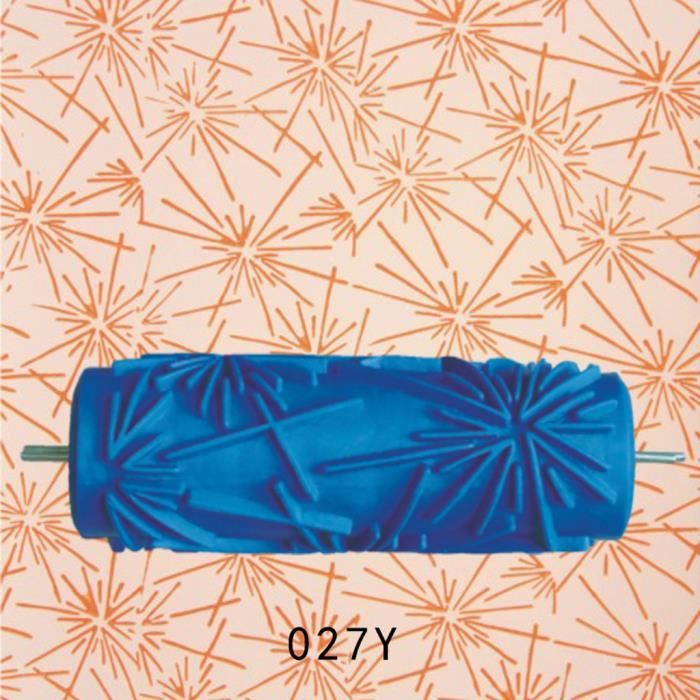 5 '' gaufré peinture rouleau manchon mur pochoir brosse motif de fleurs  décor # 22 - Achat / Vente rouleau de peinture Rouleau de peinture murale 1  - Cdiscount