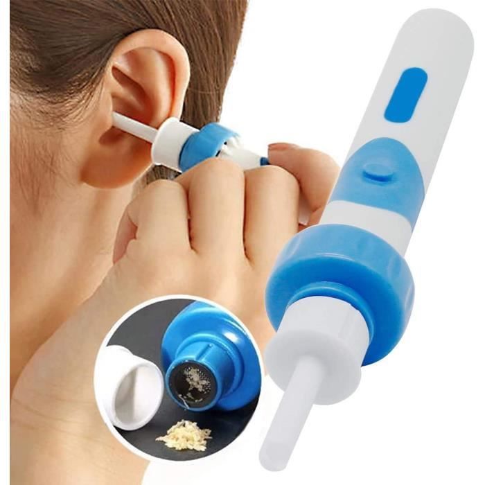 Nettoyant Oreille, Enlèvement de Cérumen électrique, Aspirateur d'oreille  Aspirateur électrique Kit avec 2 Embouts Lavables - Cdiscount Au quotidien