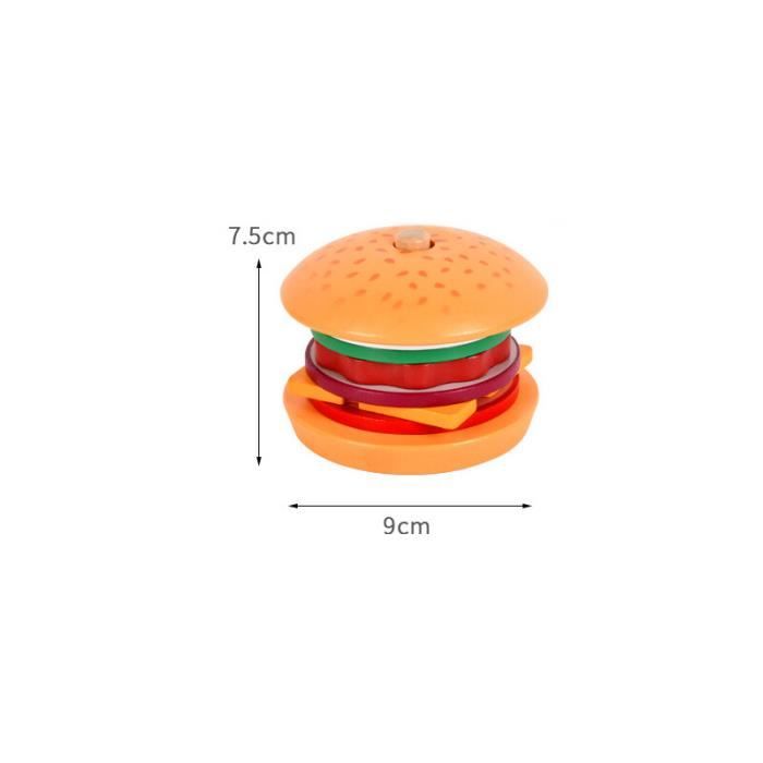 Dinette Enfant Hamburger Jouet Aliment Cuisine avec Plateau Frites  Hot-Dogs, Jeu dimitation 3 4 5 Ans - Cdiscount Jeux - Jouets