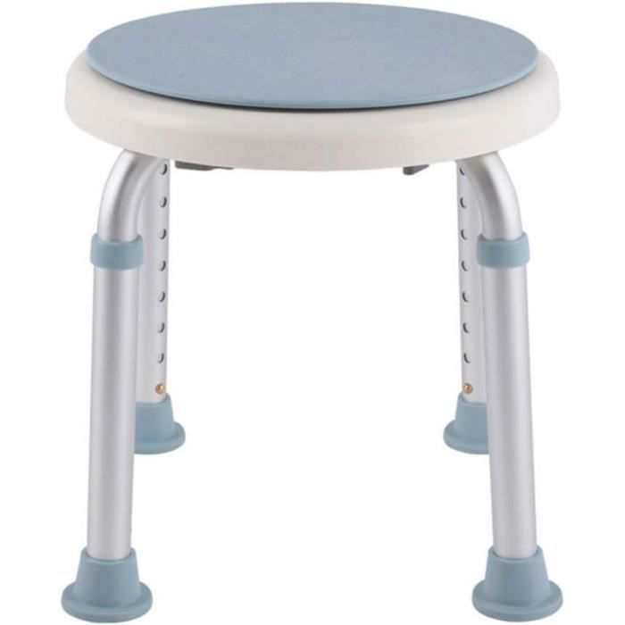 Tabouret Douche Renforcé Antidérapant DUMALD - Chaise De Douche Sécurité Maximale Pour Personnes Âgées Et Mobilité Réduite