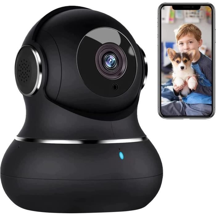Caméra Surveillance Wifi Intérieure 360° - Little Elf - 1080P - Caméra Pour Animaux De Compagnie